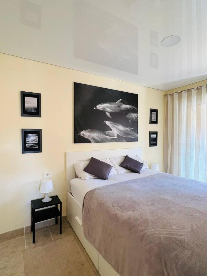 Апартаменты Cozy Beachfront Flat With Pool & Panoramic Sea View Terrace Пуэрто-де-Сантьяго Экстерьер фото